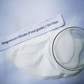 سيليكات المغنيسيوم فلتر الزيت مسحوق شكل الجسيمات البيضاء للأطعمة المقلية